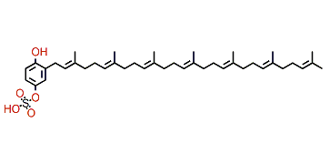 Sarcohydroquinone sulfate B